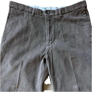 Haggar Pants Mens 38x30 Brown Classic Fit Premium Stretch Corduroy Comfort Waist